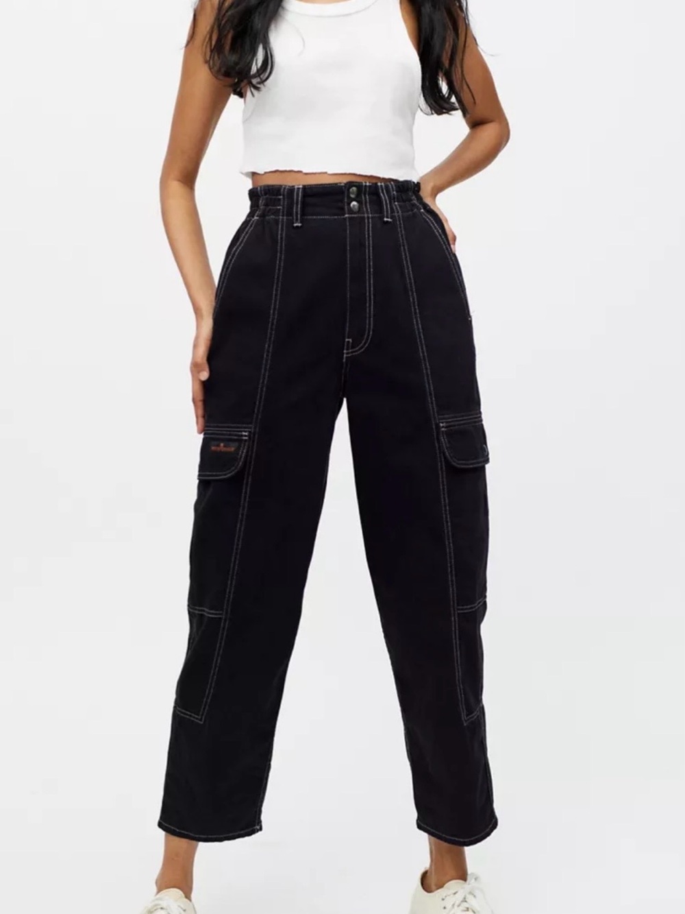 Urban Outfitters Black Cargo Pants